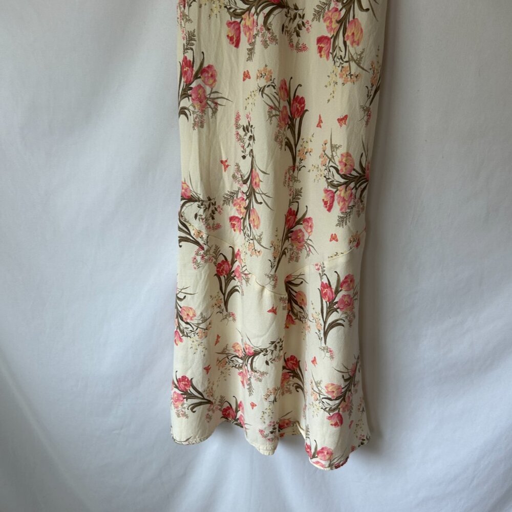 Reformation Slip Dress Floral L Strappy L Midi - Picture 6 of 9
